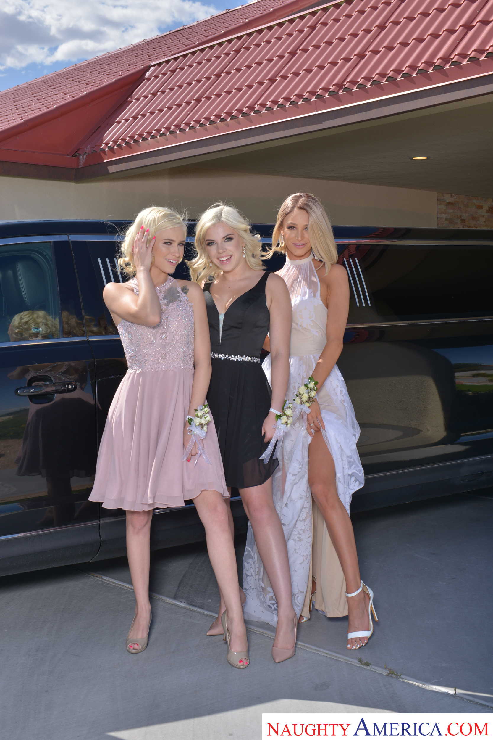VR Naughty America 'Allie Nicole, Emma Hix, and Kiara Cole fuck date before Prom' starring Allie Nicole (Photo 66)