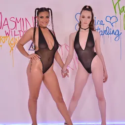 Armani X in 'VR Naughty America' Busty and slutty babes Armani X and Hazel Moore are here to make that cock of yours erupt (Thumbnail 144)