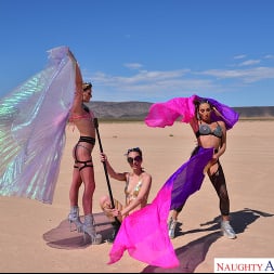 Christiana Cinn in 'VR Naughty America' Burning Dude at the playa and you get to fuck 3 chicks  (Thumbnail 25)