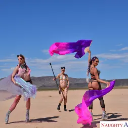 Christiana Cinn in 'VR Naughty America' Burning Dude at the playa and you get to fuck 3 chicks  (Thumbnail 50)