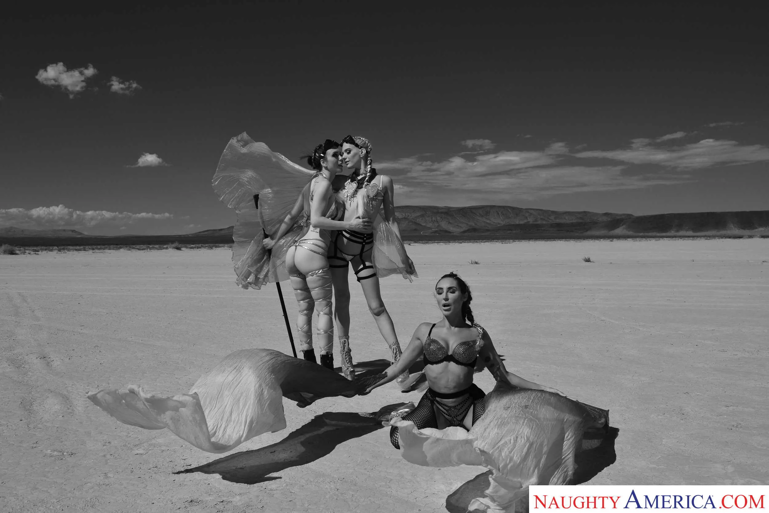 VR Naughty America 'Burning Dude at the playa and you get to fuck 3 chicks ' starring Christiana Cinn (Photo 75)