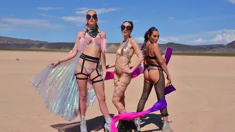 Christiana Cinn में 'Camping in the desert with your wild girlfriend and two of her hot, horny friends'