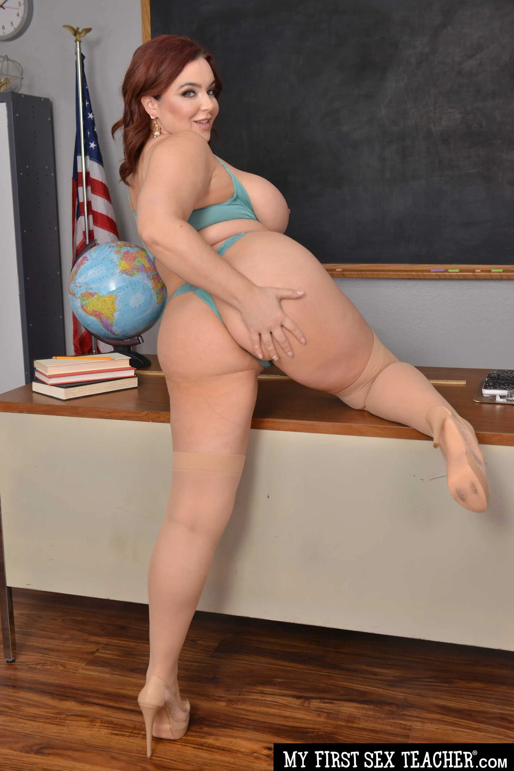 VR Naughty America 'Busty Professor gives hard working student what he's been dreaming about' starring Natasha Nice (Photo 48)